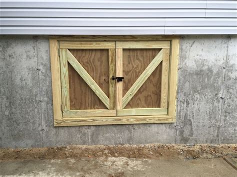 door crawler|outdoor crawl space doors.